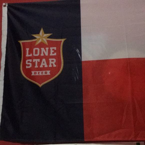 Lone Star Beer Flag 3x5 polyester EUC - Picture 1 of 5